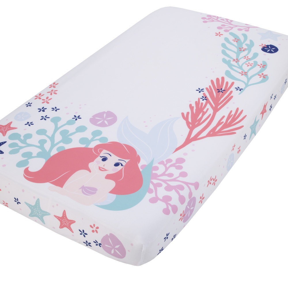 Mermaid fitted crib sheet best sale